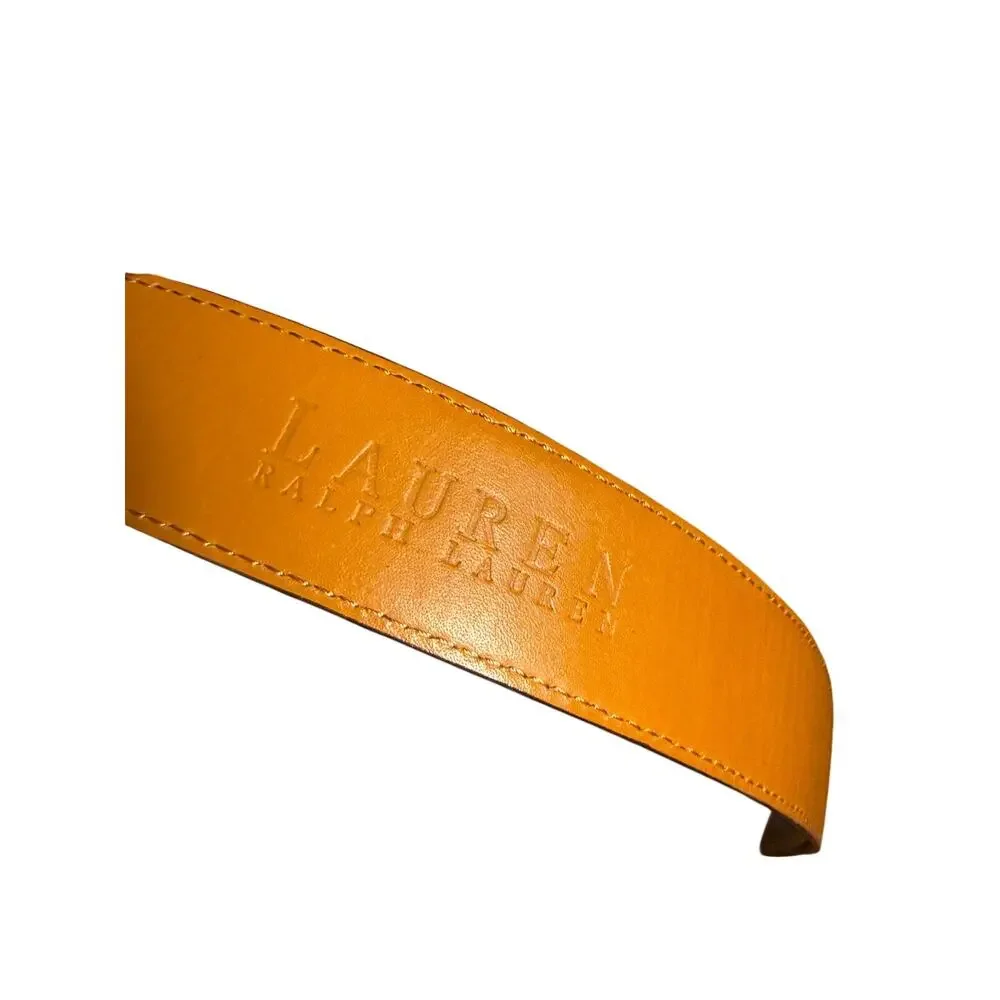 Lauren Ralph Lauren Black Leather Belt Men's Sz. 40